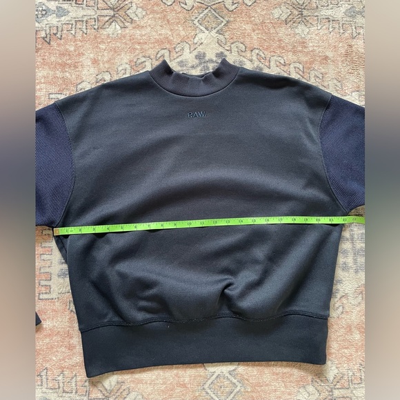 G-Star Navy Blue RAW Classic Athleisure Active Pullover Sweatshirt Women’s Small - Picture 5 of 5